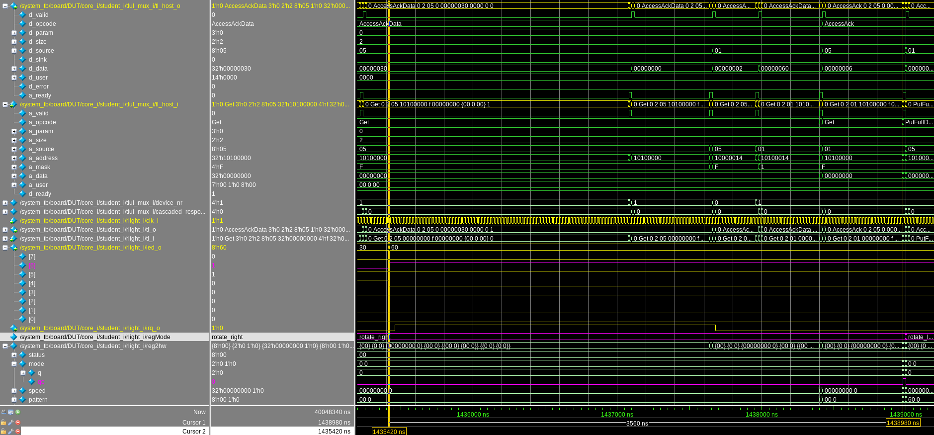 Wave View of rlight IRQ